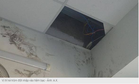 Trộm đột nhập tiệm bạc lấy hàng ngàn trang sức trị giá 1,2 tỉ đồng